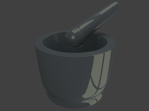 mortar 3D Model
