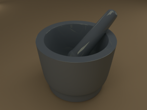 mortar 3D Model