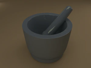 mortar 3D Model