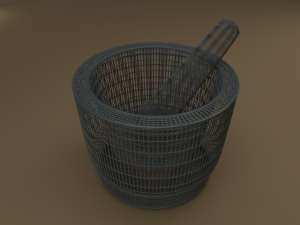 mortar 3D Model