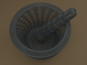 mortar 3D Model