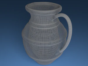 brocca in ceramica Modello 3D