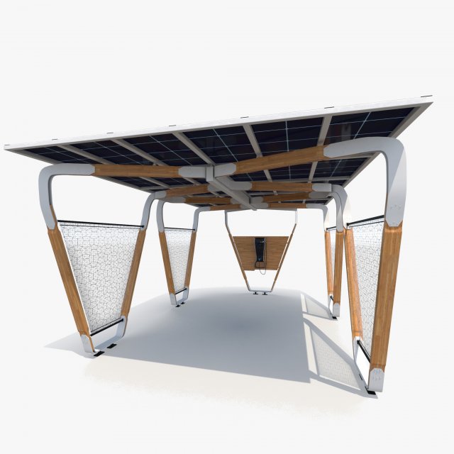 i-home solar charging system 3D Model .c4d .max .obj .3ds .fbx .stl .blend 