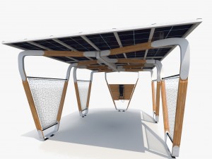 i-home solar charging system Modèle 3D