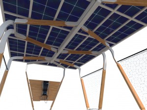 i-home solar charging system 3D Model