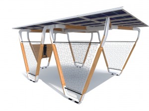 i-home solar charging system 3D Model