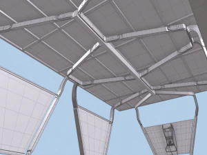 i-home solar charging system 3D Model
