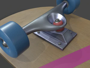 realistic skateboard 3D Model
