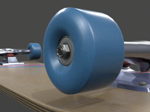 realistic skateboard 3D Model