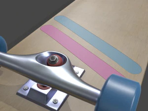 realistic skateboard 3D Model