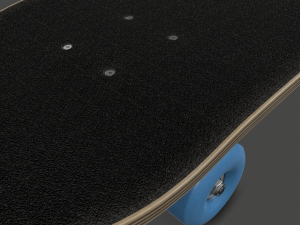 realistic skateboard 3D 模型