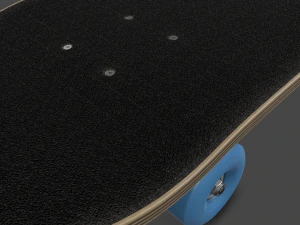 realistic skateboard 3D Model