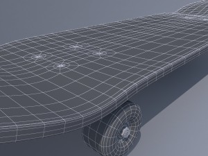 realistic skateboard 3D 模型