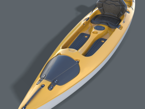 kayak realistic Modèle 3D