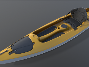 kayak realistic 3D Model