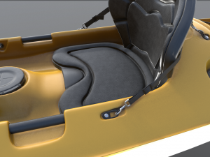kayak realistic 3D Model
