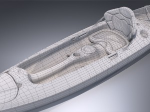 kayak realistic 3D Model
