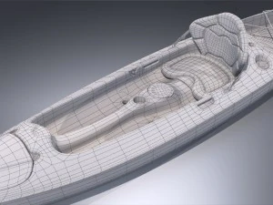 kayak realistic 3D Model