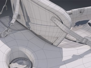 kayak realistic 3D Model