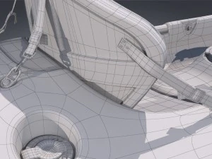 kayak realistic 3D Model