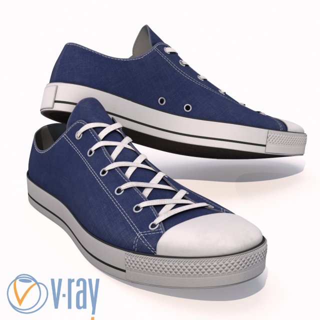 realistic sports sneakers Modèle 3D .c4d .max .obj .3ds .fbx .stl .blend 