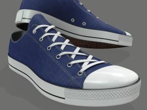 realistic sports sneakers Modèle 3D