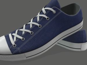 realistic sports sneakers Modèle 3D