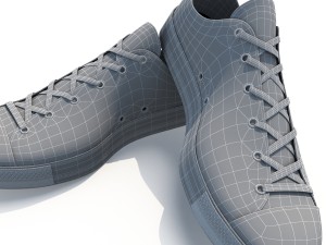 realistic sports sneakers Modèle 3D