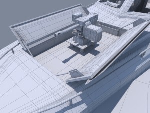 stealth patrol boat 3D Model