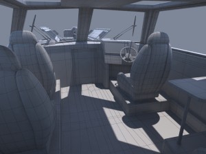 stealth patrol boat 3D Model