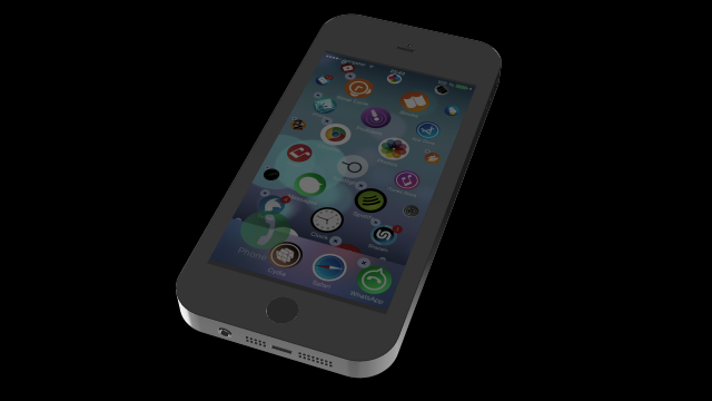 iphone 3Dモデル .c4d .max .obj .3ds .fbx .stl .blend 