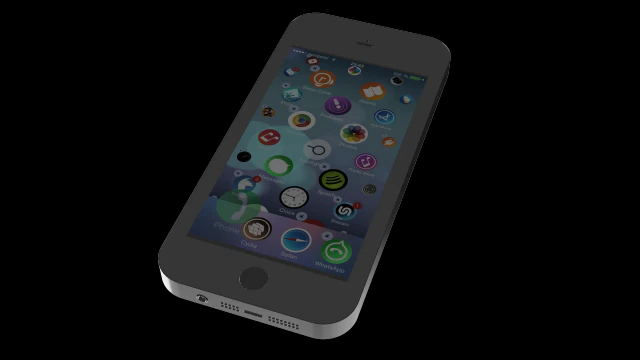 iphone 3D Model .c4d .max .obj .3ds .fbx .stl .blend 