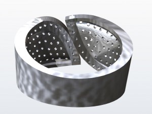 ring for engasting stones 3D Baskı Modeli