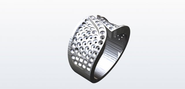 ring for engasting stones 3D Baskı Modeli .c4d .max .obj .3ds .fbx .stl .blend