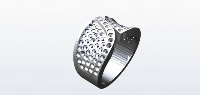 ring for engasting stones 3D Print Model .c4d .max .obj .3ds .fbx .stl .blend