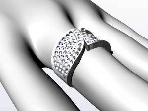 ring for engasting stones 3D Print Model
