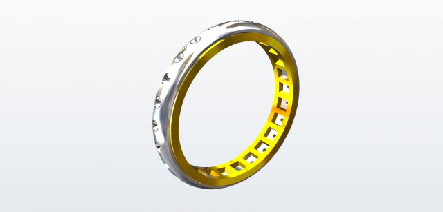 rotatory ring whit stones 3D 프린트 모델 .c4d .max .obj .3ds .fbx .stl .blend 