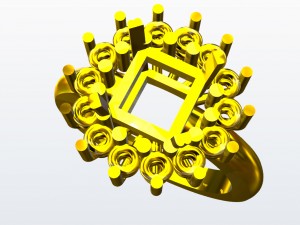 ring size 14 in rhino 3D Print Model