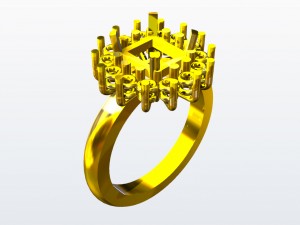 ring size 14 in rhino 3D Print Model