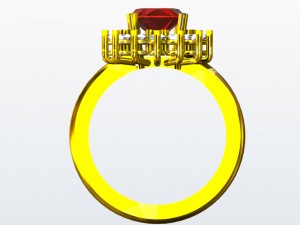 ring size 14 in rhino 3D Print Model