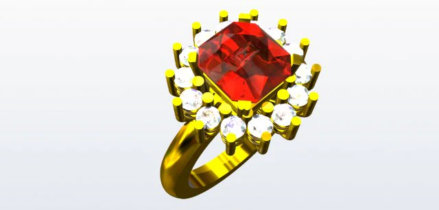 ring size 14 in rhino 3D Print Model .c4d .max .obj .3ds .fbx .stl .blend 