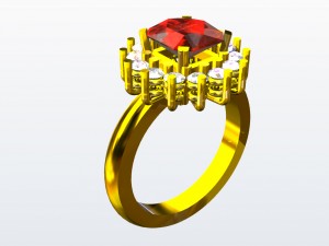 ring size 14 in rhino 3D Print Model