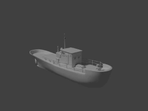 harbor tug 3D Model