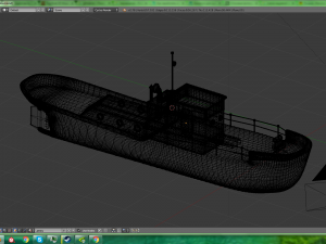 harbor tug 3D Модель