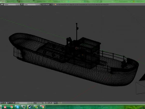 harbor tug 3D Model