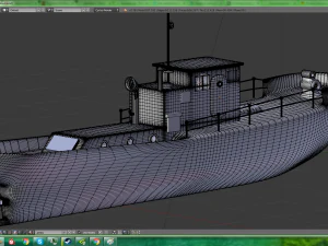 harbor tug 3D Model