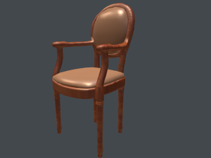 wooden sit 3D-Modell