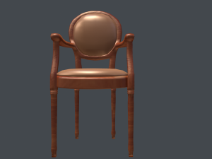 wooden sit 3D-Modell