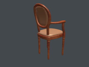 wooden sit 3D-Modell