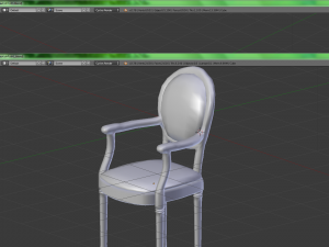 wooden sit 3D-Modell